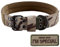 S.Lux Tactical Nylon Hundehalsband, Military Einstellbare Hundehalsband mit Metallschnalle Training Halsband Haustier Hundehalsband Klettpatches Angebracht Werden (Tarnen, L)