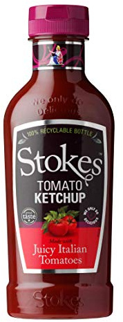Stokes Squeezy Real Tomato Ketchup - 3 x 485g
