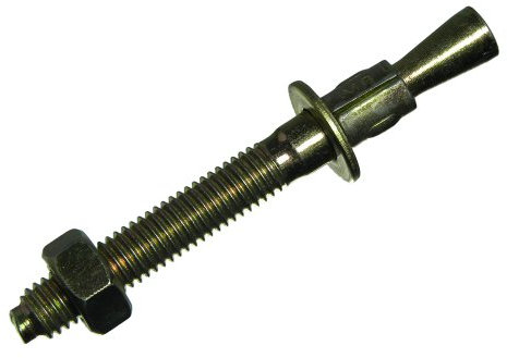 10 x Durchgangsschraube, Spreizkeil, Mauerwerkdübel M8 x 10 mm x 75 mm YZP