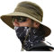 Lanly Sonnenhut Unisex Herren Damen Safari Hut UV Schutz Faltbar Wanderhut Gartenhut Sommerhut Outdoor Fischerhut Buschhut (Armee)