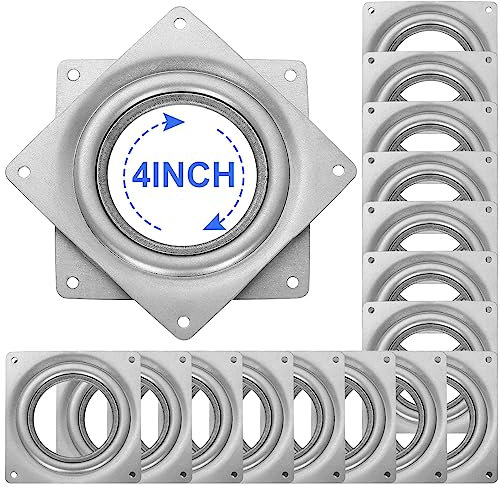 10,2 cm Lazy Susan Hardware Vierkant-Kugellager