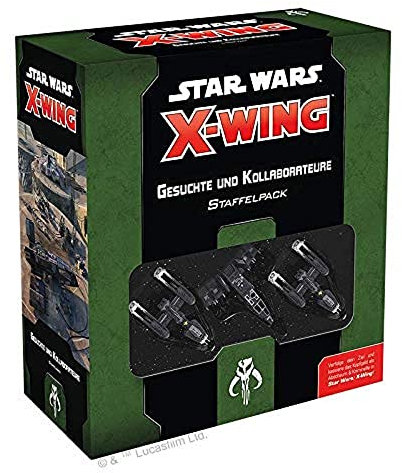 Atomic Mass Games, Star Wars: X-Wing 2. Edition – Gesuchte und Kollaborateure, Erweiterung, Tabletop, 2 Spieler, Ab 14+ Jahren, 45+ Minuten, Deutsch