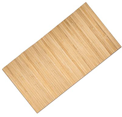 Zm Market Tappeto Bamboo Cucina in Legno Antiscivolo - Lavabile, Antimacchia, Passatoia Cucina 100-500cm Bagno, (Tanti Colori: Azzurro/Beige/Rosso/Nero/Tortora) Grandi Dimensioni Beige | 50x100 cm