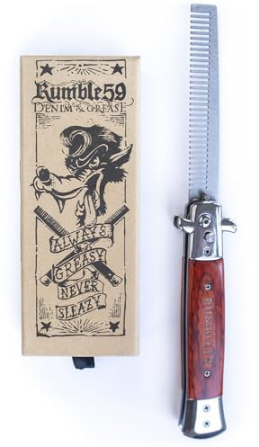 Rumble59 Springmesser-Kamm, Klappkamm, Switchblade Comb