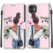 Feyten Cover per iPhone 11, Custodia in Pelle, Flip Portafoglio con [Magnetica][TPU Antiurto][Supporto Stand], Cover a Libro per iPhone 11 (6,1 Pollici) (Ragazza)