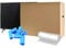 TV Boxes Kit for Moving House with Foam Corners & Bubble Wrap- Available Size 22 inch to 85 inch - Double Wall Solid Cardboard TV Box for Packing, Storing, Shipping | With Handles and Extra Strength