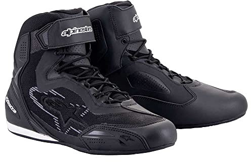 Alpinestars Faster 3 Rideknit Motorradschuhe, schwarz/dunkelgrau, 7.5 (40)