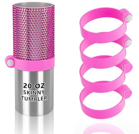CUPITUP Strass-Ausrichtungswerkzeug für 590 ml dünne Becher, Wabenstrass-Becher, verstellbares Bling-Werkzeug für Strass-Becher, Tumbler-Bling-Kit, Strass-Platzierungsanleitung für Becher