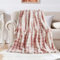 Kuscheldecke Kaninchen Plüsch Decke Super Soft Wohndecke Dick 1000 G/M² Flanell Decke Warme Überwurfdecke Sofadecke Vielseitig Blanket Für Bett Sofa Schlafzimmer Büro Tie Dye Rosa 160 x 200cm