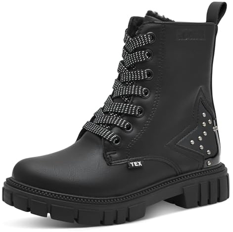 s.Oliver Mädchen Winterstiefeletten zum Schnüren Gefüttert Wasserabweisend