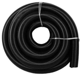 RRSQ Tubo Flessibile for aspirapolvere Generale Interno 40 mm Esterno 48 mm Soffietto cannucce Tubo Flessibile filettato Industriale Parte Durevole for aspirapolvere Tubo Morbido(Black-6m (40mm))