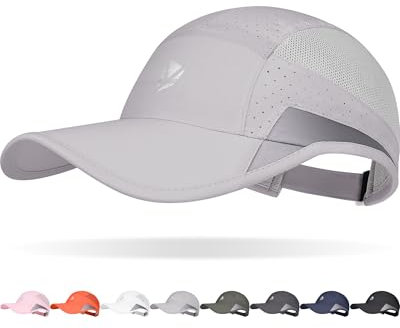 YANIKY Laufcap für Herren & Damen,schnell trocknende leichte Baseball Cap,UPF 50 + atmungsaktive Baseballkappe | Reflektivem Sportkappe für Outdoor Golf, Wandern