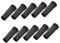 TOPPERFUN 10 Pezzi Base dell'albero di Natale Piccolo Supporto per Albero Finto Supporto per Albero Rotante per Albero Artificiale Supporto per Albero di Natale plastica Nero