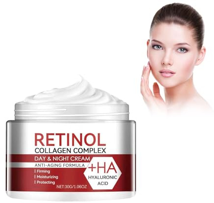 Retinol Gesichtscreme, Retinol Moisturizer Cream For Face, Anti-Aging, Anti-Falten, Mildert Falten & Pigmentflecken