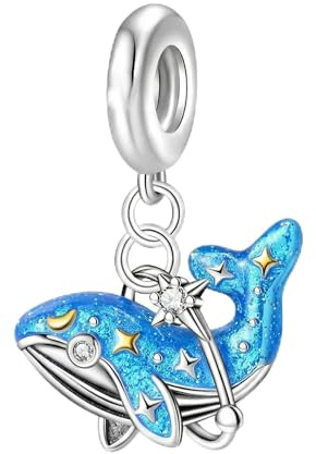 VIVILE 18th 21st 30th 40th 50th 60th Geburtstag Jubiläum Hochzeitstag Geschenk für Damen,Silver Gold Clip Charms Stopper für Armband, Schildkröte Muscheln Bead Charms