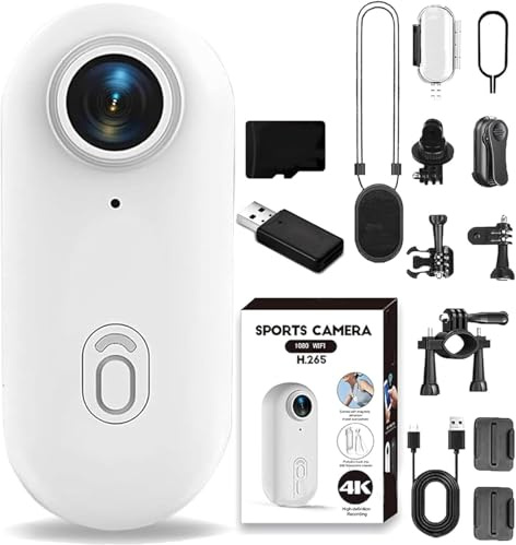 Caméra de sport, ventouse magnétique, H.265, portable, pour les amateurs de tous les amateurs