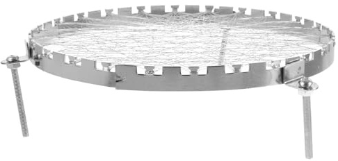 Gas Cooker Ring Stainless Steel Nickel Wire Mesh for Gas Stove | Silver Finish, Lightweight Build, Even Flame Distribution, Burner Ring Accessory for Household Cooking