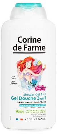 Gel douche 3 en 1 Corps, Cheveux & Bain Moussant La Petite Sirène