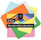 OfficeTree 250x Moderationskarten Rechteckig 20 x 9,8 cm - Metaplankarten Rechteckig 6 Farben - Moderationskarten Set Bunt - Lehrerbedarf für Präsentation und Vortrag