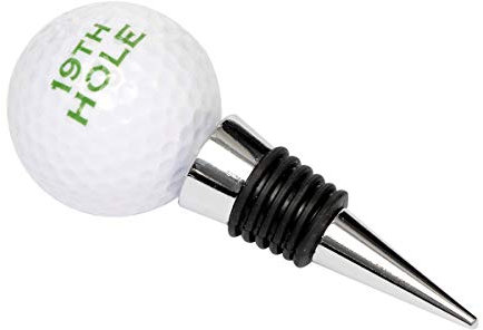 Brillibrum Design Golf Ball Bottle Stopper Wine Stopper Gift Idea Champagne Stopper Made of Glass Reusable Variant 2