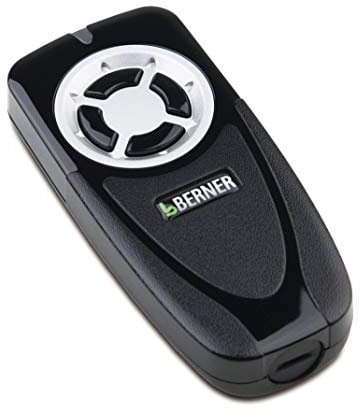 Berner Miniatur Handsender BDS140 (Fernbedienung für Garagentorantriebe, Frequenz 868 MHz, 4 Kanal, orangenes LED-Licht, inkl. Batterie) 2908055