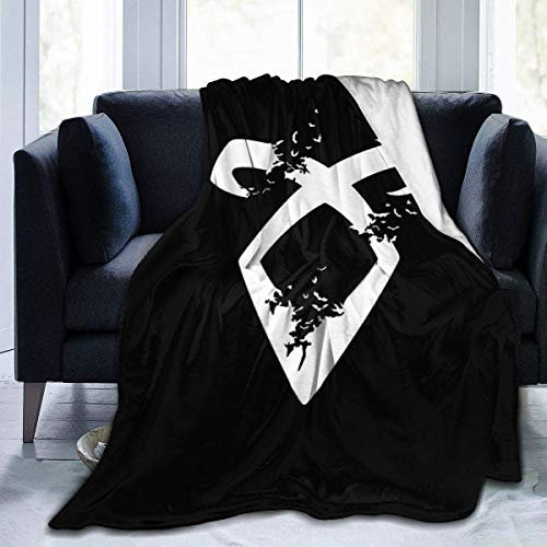 GDESFR Shadowhunters Digital gedruckte ultraweiche Micro Fleece Decke Soft Warm, 80X60 Zoll