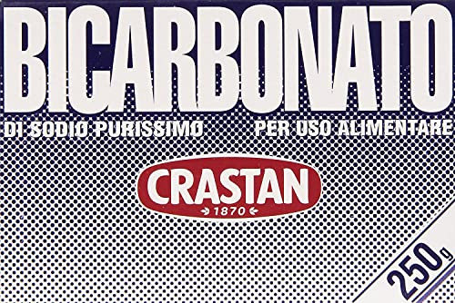 6x Crastan Bicarbonato di sodio purissimo reines Natriumbicarbonat für den Heimgebrauch und für Lebensmittel 250g