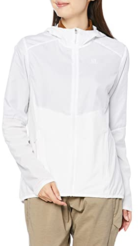 Salomon Agile Sweat-shirt à capuche zippé de trail, course à pied et randonnée pour Homme