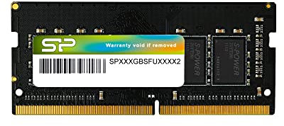 Silicon Power SU016GBSFU320F02AB Mémoire vive DDR4 16 Go 3200 MHz (PC4-25600) CL22 SODIMM 260 broches 1,2 V Non-ECC pour ordinateur portable