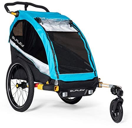 Burley Unisex – Erwachsene D`Lite Kinderanhänger, Schwarz, Einheitsgroße