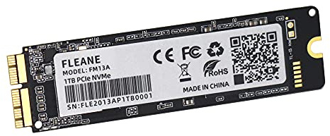 FLEANE FM13A SSD PCIe NVMe de 512 GB con herramientas de bricolaje para MacBook Air A1465 A1466 (mediados de 2013-mediados de 2017), MacBook Pro Retina A1398 A1502 (finales de 2013-mediados de 2015