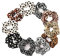 10 Stk Haargummi Scrunchie Leopard Haargummis Stoff Haargummi Scrunchies Haargummis Samt Elastische Haarbänder Bunte Pferdeschwanz-Haarschmuck für Mädchen und Frauen Durchmesser: 8cm/3.15inch