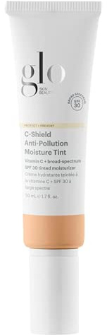 Glo Skin Beauty C-Shield Anti-Pollution Moisture Tint SPF 30, 2N-Light – Tinted Moisturizer with SPF, Lightweight Tinted Sunscreen for Face, Vitamin C & Squalane, Dewy Sheer Coverage, All Skin Types