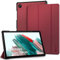 EasyAcc Hülle für Samsung Galaxy Tab A8 2022/2021 SM-X200/X205/X207, Schutzhülle Ultradünne PU Leder mit Standfunktion Kompatibel mit Glaxy Tab A8 10.5, Rotwein