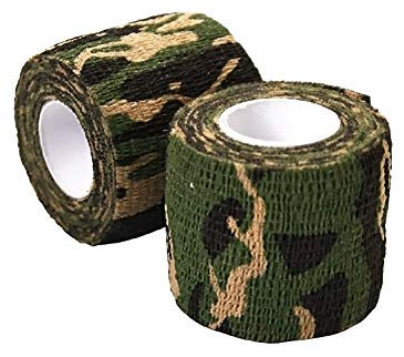 HoveeLuty Camo Tape Stoff Wrap Military Camouflage Tape Selbstklebende Nicht Gewebtes Schutz Tarnverpackung Für Militärjagd Im Freien 2 Stück