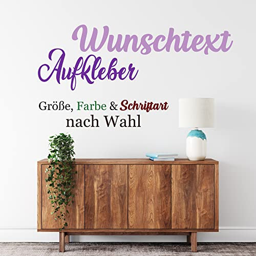 Wunschtext selber gestalten | dein eigenes Wandtattoo | Name Datum Zitat Spruch Sprüche Text Jetzt designen