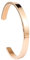 MILAKOO Armreif rosa gold Damen armreif roségold Frauen 8mm Armband Oval poloert offen Bracelet