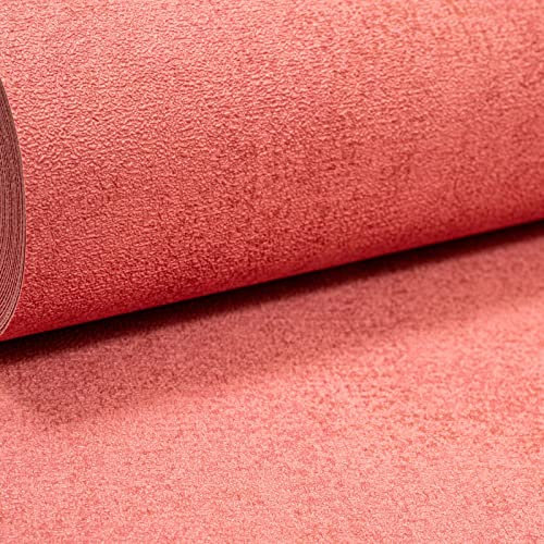 Plain Vintage Luxurious Wallpaper - Non Woven Textured - Designer Vinyl Heavy Duty - Thick Paste The Wall