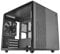 Mars Gaming MC-MPRO Schwarz, Professionelles Kompaktes Micro-ATX-Gehäuse, Volles Seitenfenster Gehärtetem Glas, 3X 120mm Lüfter, Volles Mesh-Seitenteil