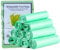 quancifang 45 sacs déchets organiques 50L, sacs poubelles pour bacs à compost, 3 rouleaux, 45 sacs poubelles alimentaires de cuisine, sacs biologiques et dégradables, sacs déchets organiques pour cui