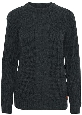 OXMO OXNatasja Damen Strickpullover Grobstrick Pullover
