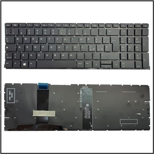 Generico Tastiera Italiana per HP PROBOOK 450 G9, 455 G9 Nera RETROILLUMINATA