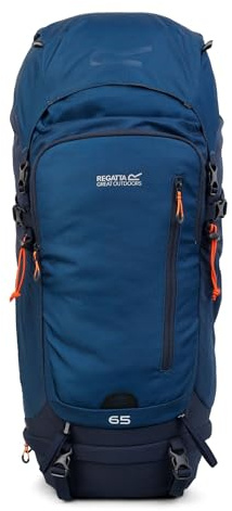 Regatta Herren Highton V2 65L Backpack Rucksäcke, Navy/Dkdenim, 65 litres
