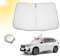BIBIBO BMW X1 U11 Cubierta para Parabrisas Delantero Compatible con BMW X1 U11 / X1 F48 2016-2024, protección Solar para el Parabrisas del Coche, protección contra el Calor del Coche contra los