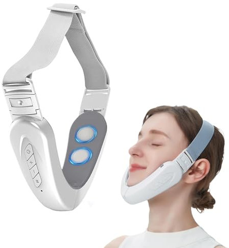 Elektrisches V Gesichtsmassagegerät, Elektrisch V Face Shaping Massagegerät Schönheitsmesser Gesichtslifting Maschine 6 Modi für Toninggeräte Antioxidation, Hautreparatur