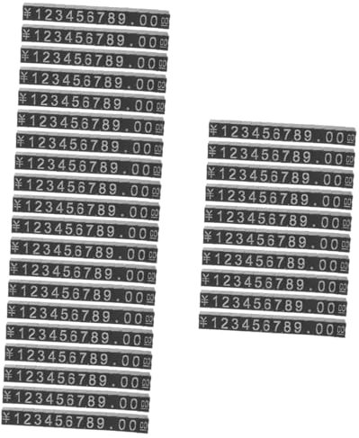 iplusmile 30sätze Preiswürfel Aus Verstellbare Preisschilder Für Schmuck Und Accessoires Kompakt Und Leicht Für Preisdarstellung Im Einzelhandel