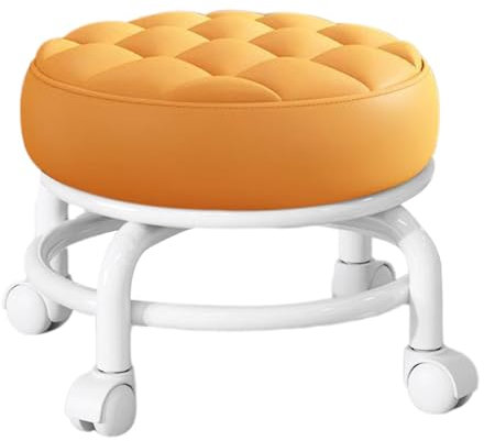 Rollhocker | 360 ° drehbarer Sattelhocker, rund, drehbar, Sattelhocker, verstellbar, für SpaPe Hocker, Universalrad