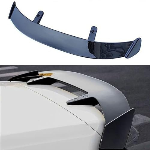 LGDONGFC Auto Heckspoiler für Opel Adam Hatchback 2012 2013 2014 2015 2016 2017 2018 2019, Heckflügel Kofferraumspoiler Lippe Auto Kofferraum Spoiler Dachspoiler Tuning Zubehör,Black