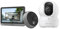 EZVIZ WLAN Türspion und Innenkamera Set, Video-Türklingel CP4 mit Touch-Farbbildschirm & Bewegungsmelder, PTZ Kamera CP1 Pro 4MP mit Personenerkennung & Farbnachtsicht, CP4 und CP1 Pro 2K+