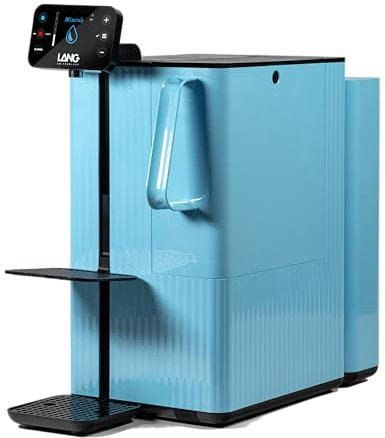 LANGWATER Purificateur d'eau & Mineralisation TheWell2 - Filtration eau potable sans installation, avec Osmose Inverse, UV et Ajout de Minéraux (packs vendu séparément) RO Efficace. Chaud/froid